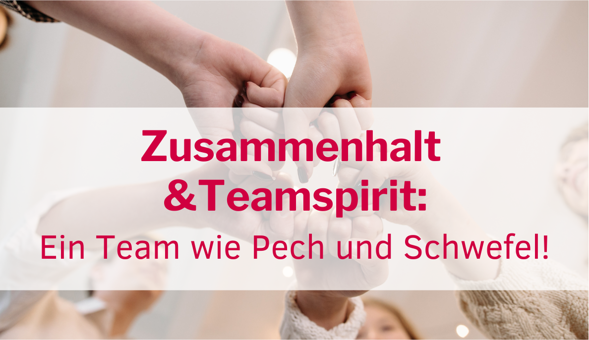 Ob im Büro oder auf Distanz: Wieso ein guter Teamspirit alle weiterbringt